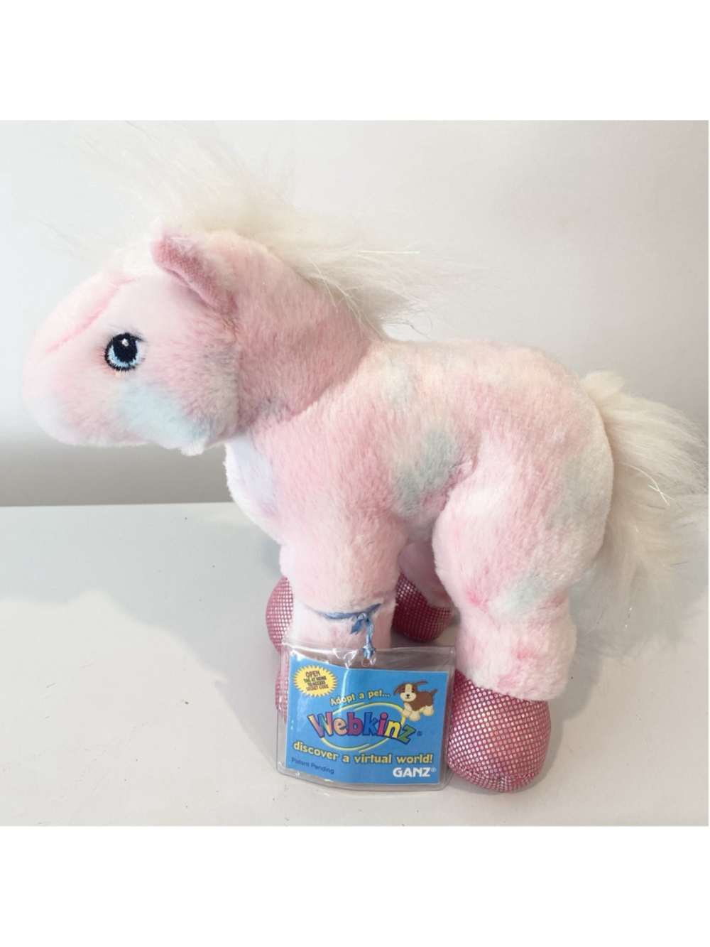 Webkinz Ganz Pink Pony HM117 Plush Original Code Tag Attached Retired